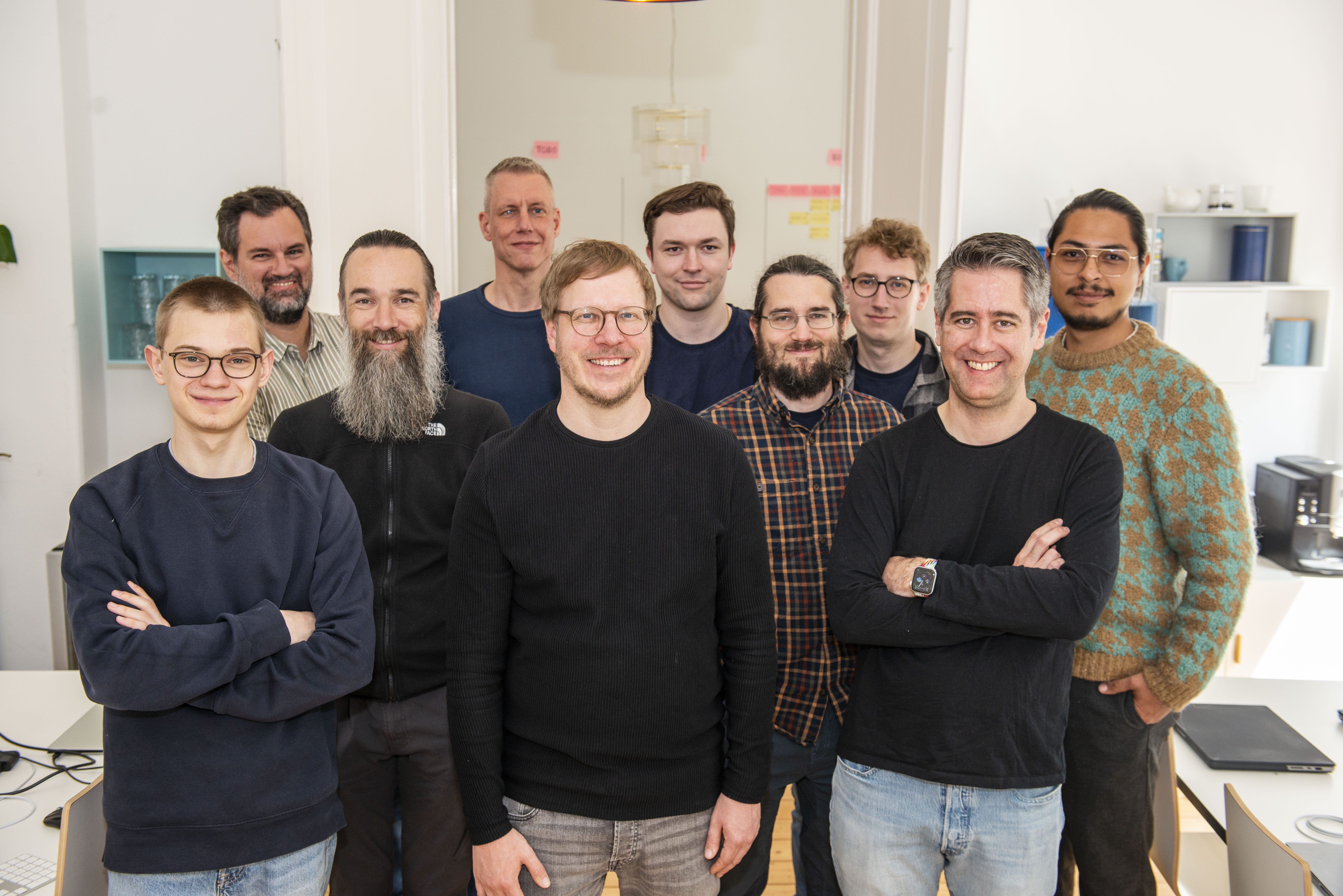 Ein Teil des kitconcept Teams im Büro Bonn