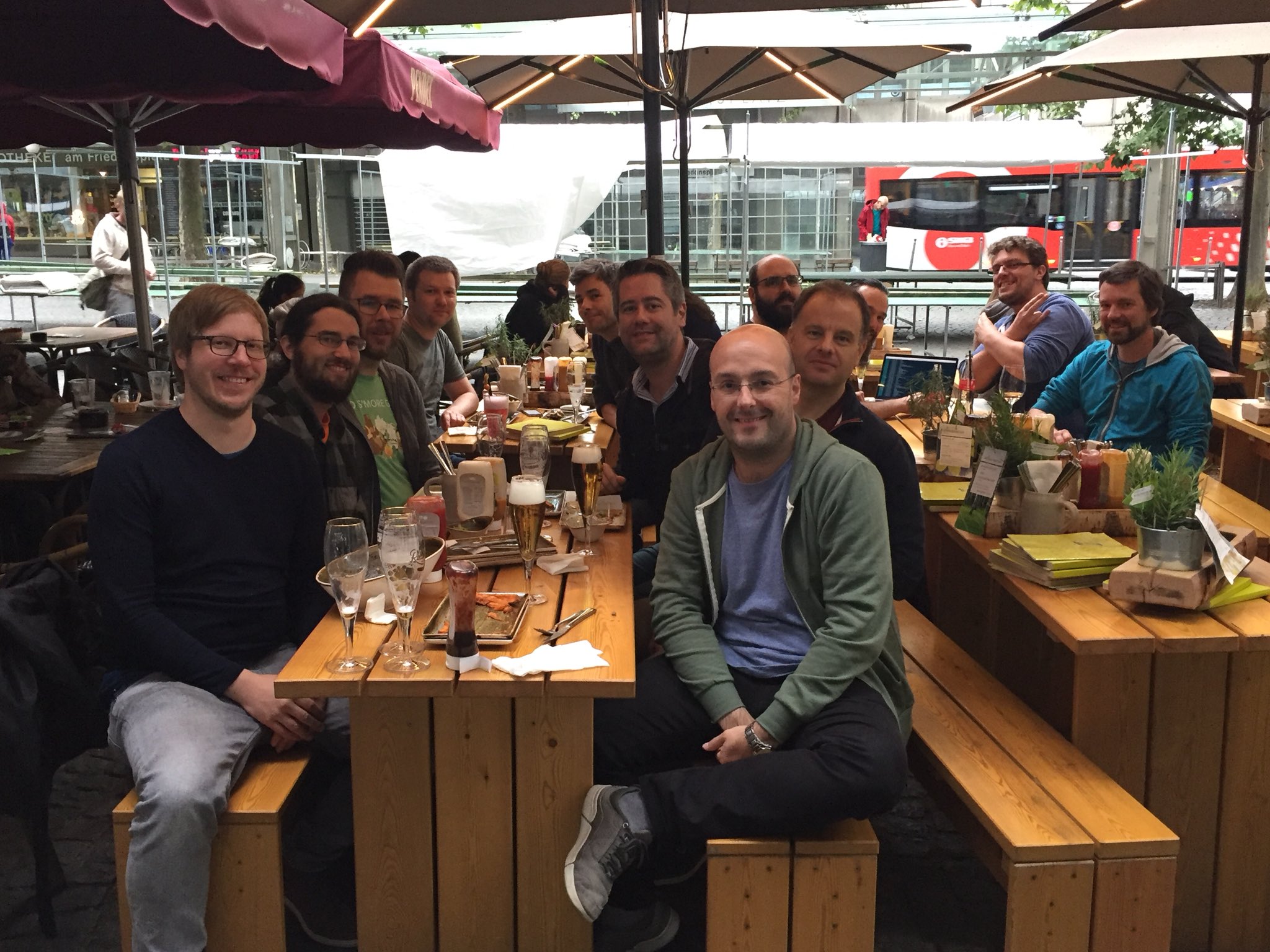 Dinner at “Hans im Glück”